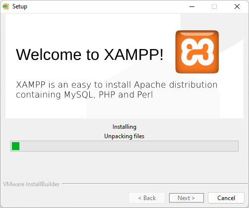 XAMPP Installing
